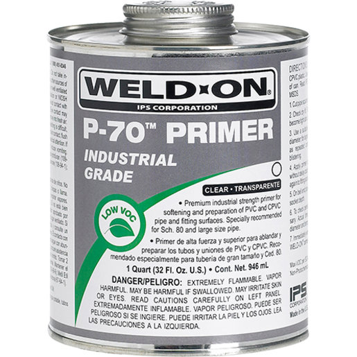 Quart P-70 Clear Primer - Primer & Cleaner